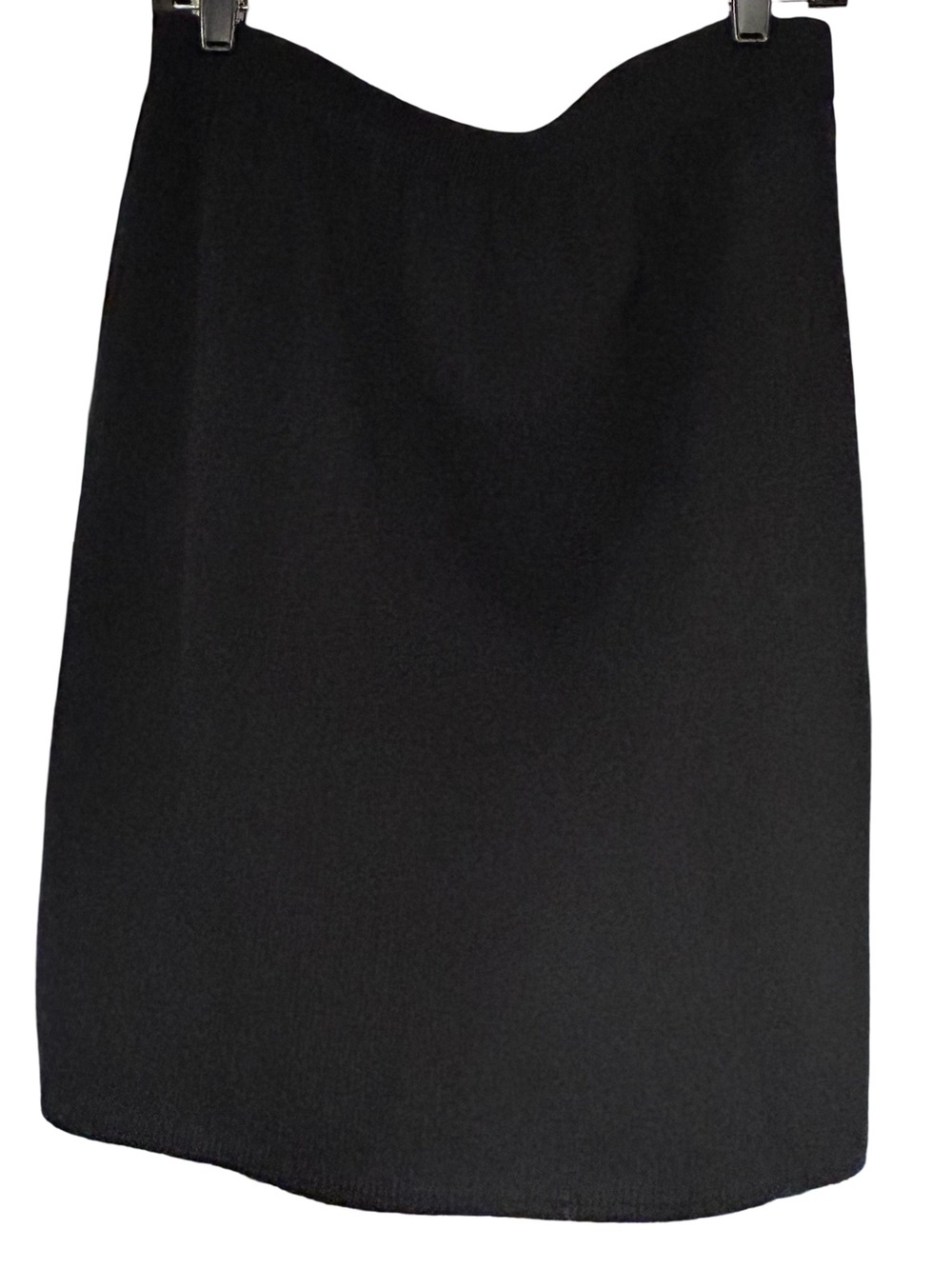 St. John Black Pencil Skirt - Sleek Career Staple